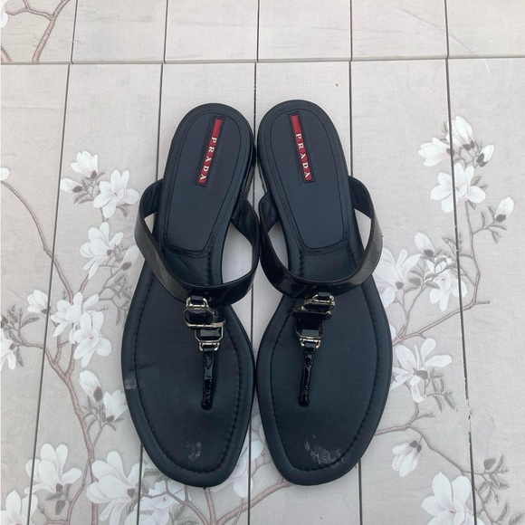 Prada Women's Black Sandals - Picture 1 of 8